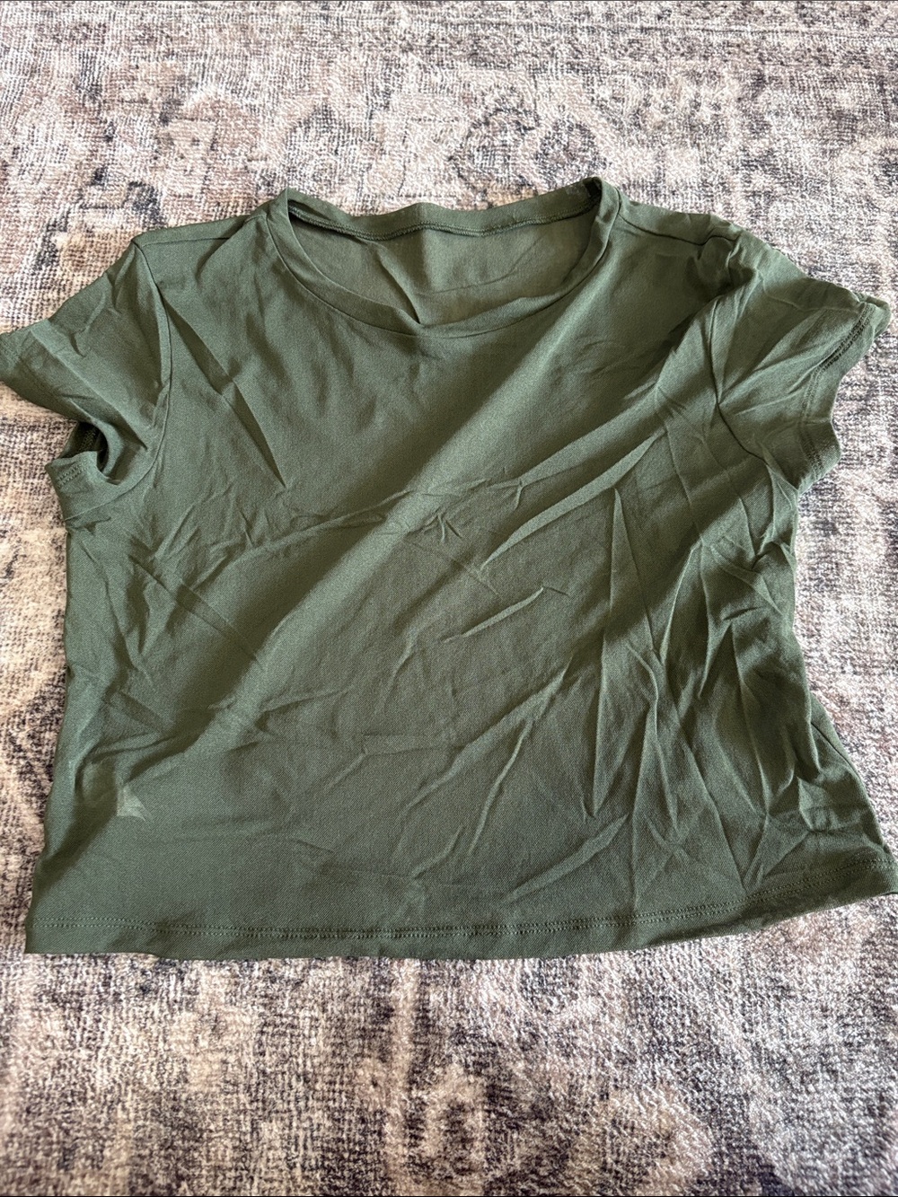 Aerie Olive Green mesh top